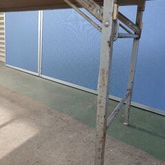 会議用テーブルメッキ脚タイプ60 在庫ありますの画像