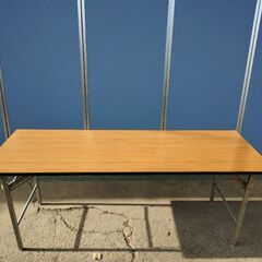 会議用テーブルメッキ脚タイプ60 在庫ありますの画像