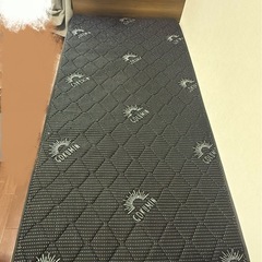 【値下げしました】シングルベッドフレーム　マットレスセットの画像