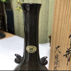 花瓶　陶器　アンティークの画像