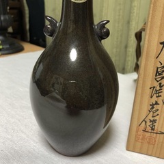 花瓶　陶器　アンティークの画像