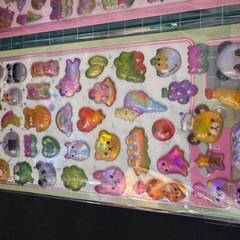 （3種セット）立体シール ドロップシール ぷくぷくシールの画像