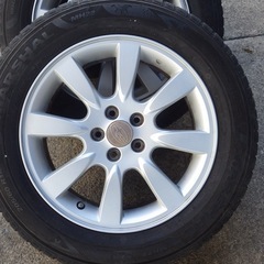 スバル　レガシー純正　16インチアルミホイール　スタッドレスセット　205/60R16
の画像