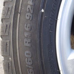 スバル　レガシー純正　16インチアルミホイール　スタッドレスセット　205/60R16
の画像