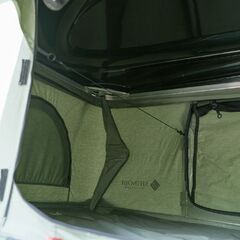 【未使用】SHINOBI ルーフテント ジルバ ホワイト×ベージュ アウトドア キャンプ 車中泊 旅行 軽量 薄型の画像