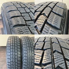 スタッドレス155/65R14 4本／DL WM02 8分上 B5019-91の画像