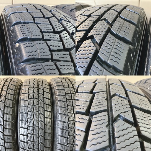 スタッドレス155/65R14 4本／DL WM02 8分上 B5019-91