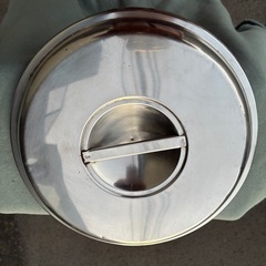 ステンレス製 寸胴鍋 約10L 蓋付きの画像