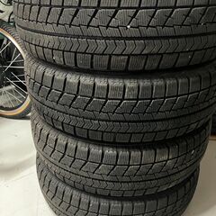 【岡谷市大栄町より】軽自動車スタッドレスセット155/65R13 ブリザックVRXバリ山　の画像