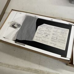 伊勢崎店【現状品】ji12-7 nissen home スリムパソコンデスク ハイタイプ90cm幅 黒の画像