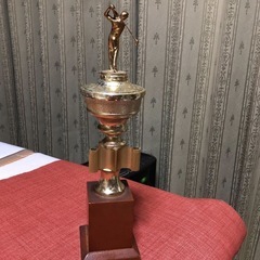 優勝トロフィー　昭和52 骨董品の画像