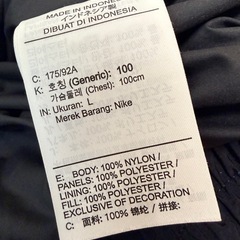 パリサンジェルマン NIKE AIR JORDANダウンジャケットKj着用　Lの画像