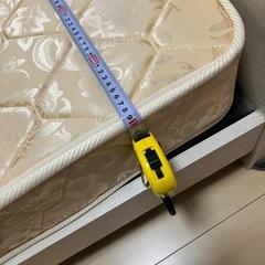 値下げしました　シングルベッド　クッションあり　美品です　２３日までで終了の画像