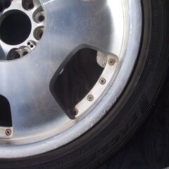 社外１８インチアルミ　４＆５穴マルチ　１本のみ　ビッグキャリパー対応の画像