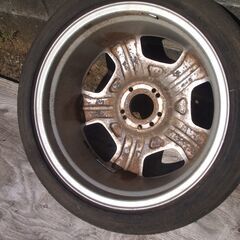 社外１８インチアルミ　４＆５穴マルチ　１本のみ　ビッグキャリパー対応の画像