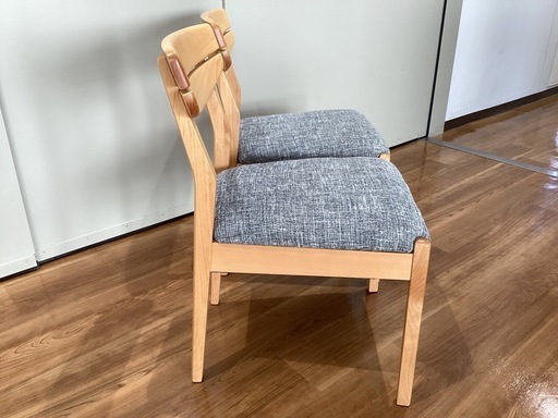 ダイニングチェア−〈2脚セット〉【町田市再生家具】252606