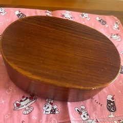 2段天然杉漆塗装曲げわっぱ弁当箱の画像