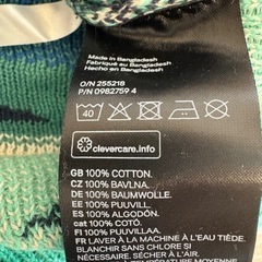 H&M キッズ　コットンセーター　恐竜柄　　の画像