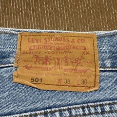Levi's USA製 501 ①90s ストレート 38 デニム　ジーンズの画像