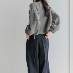 ローリーズファーム TRダブルウエストワイドパンツの画像