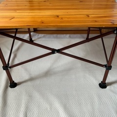 コールマン　ナチュラルウッドロールテーブル65の画像