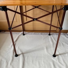 コールマン　ナチュラルウッドロールテーブル65の画像