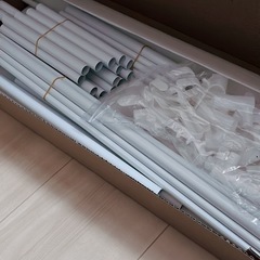 【抱き合わせ割引あり】【新品未使用】シューズラック白の画像