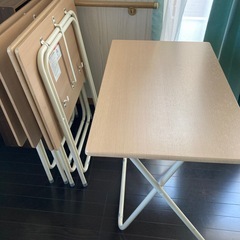 テーブル　折りたたみの画像