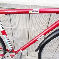 WEEKEND BIKES クロスバイク 通勤 通学 週末ライド ウィークエンドバイクス ハイブリッドバイク 走行少ない タイヤ バリ山 新品状態♪ の画像