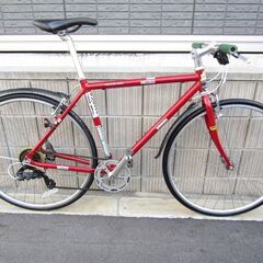 WEEKEND BIKES クロスバイク 通勤 通学 週末ライド ウィークエンドバイクス ハイブリッドバイク 走行少ない タイヤ バリ山 新品状態♪ の画像