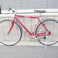 WEEKEND BIKES クロスバイク 通勤 通学 週末ライド ウィークエンドバイクス ハイブリッドバイク 走行少ない タイヤ バリ山 新品状態♪ の画像