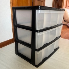 3段ボックス 衣類入れの画像