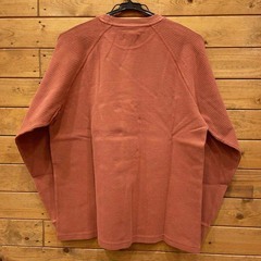 【未使用】BANKS バンクス PRESTON FLEECE クルーネックフリース M BAKED CLAY AFL0251 メンズの画像