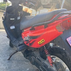 bws100  社外マフラー　２ストの画像