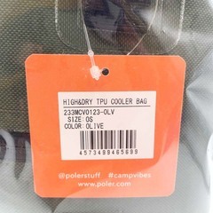 【未使用】POLER ポーラー HIGH＆DRY TPU COOLER BAG クーラーバッグ ボックス ショルダー オリーブ 233MCV0123の画像