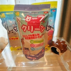 ハムスター小屋セット色々の画像