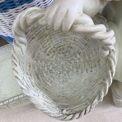 【ドリーム池田店】◎ジモティ割対象品◎ガーデニングオブジェ "ベンチの少女"　IKW-400の画像