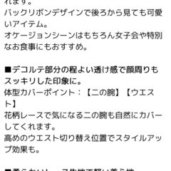 パーティドレス 結婚式  ワンピース L 11号の画像
