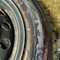 取り引き予定中　スタッドレスタイヤ　スチールホイール付き の画像