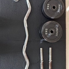 折りたたみベンチ　ダンベル６０ｋｇセットの画像