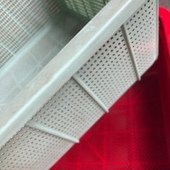 セキスイ　プラスチック網カゴ６個の画像