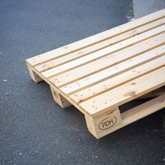 0円 無料 パレット 140×100 2P まとめ PALLET DEPO ベッドフレーム すのこの画像