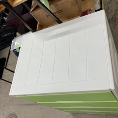 H2512-257 4段チェスト グリーン 中古美品の画像