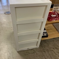 H2512-257 4段チェスト グリーン 中古美品の画像