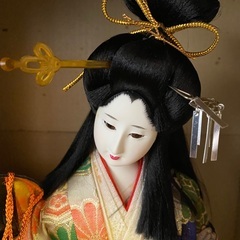 日本人形、「鼓」寿々賀作の画像
