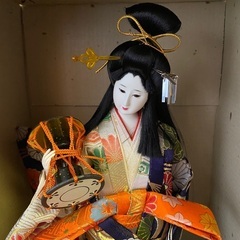 日本人形、「鼓」寿々賀作の画像
