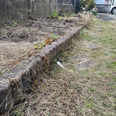 コンクリート　花壇囲い等　急いでます　12/22取り壊し予定　それまでに！の画像