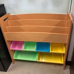 石2512-258 子供用収納ラック 中古 キズありの画像