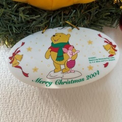 くまのプーさん　クリスマスリースの画像