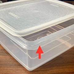大きなタッパー容器　まとめて3個の画像